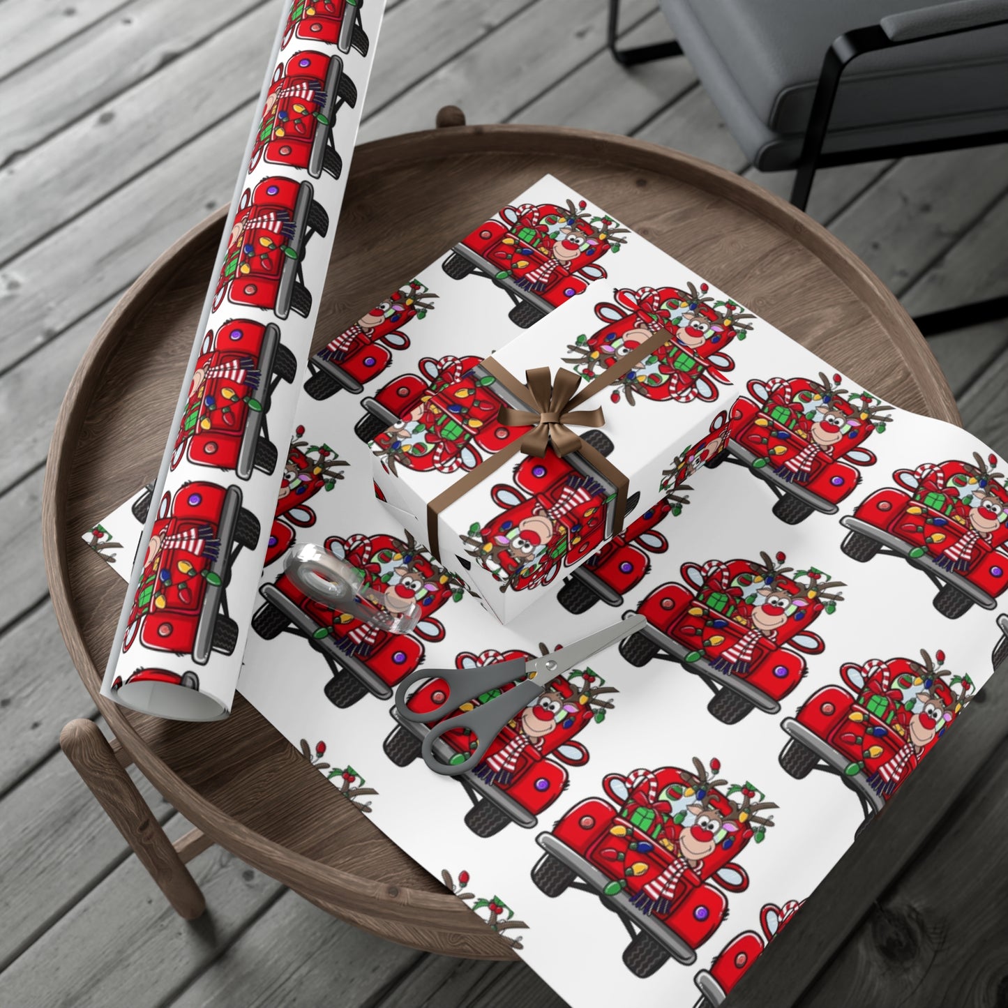Reindeer Gift Wrap Papers