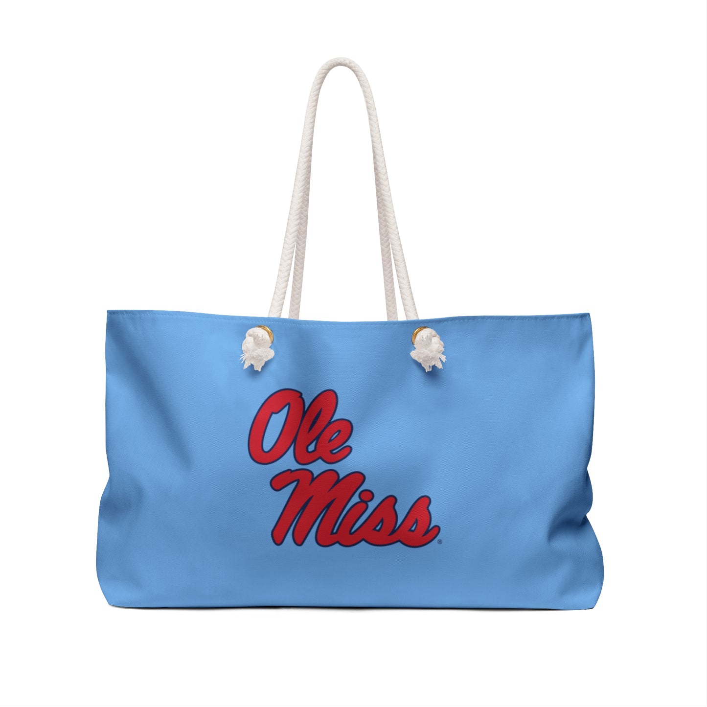 Ole Miss (Light Blue) Weekender Bag