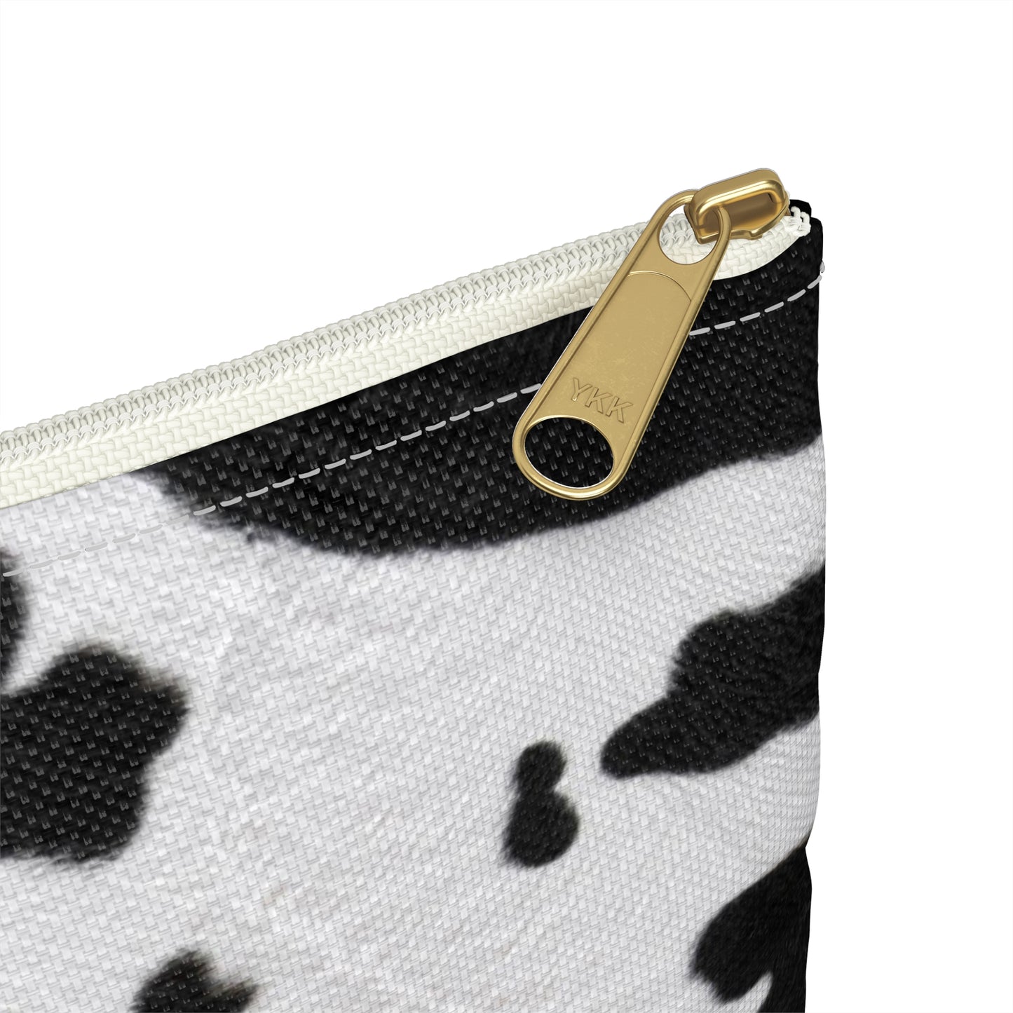Cow Print Accessory Pouch