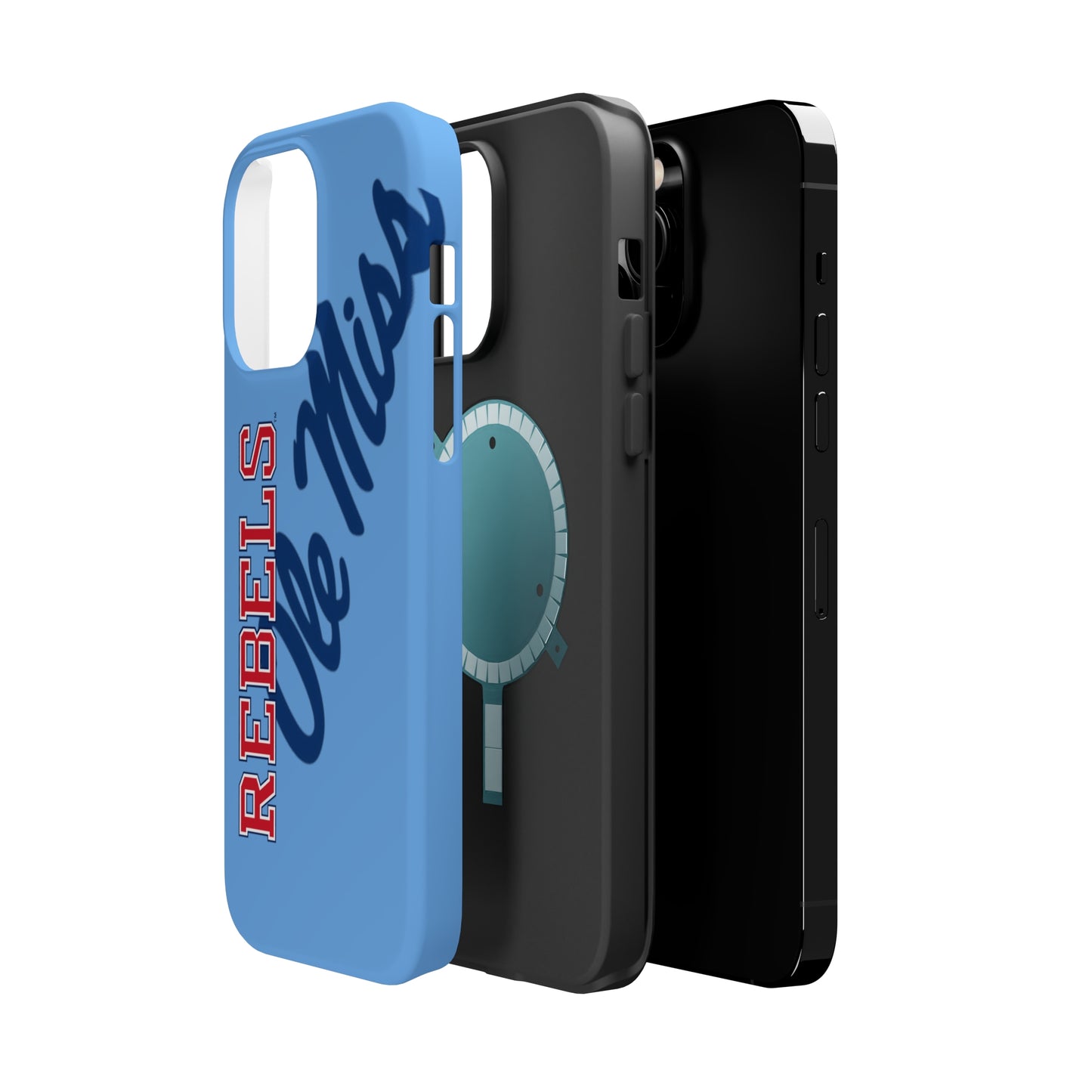 Ole Miss Rebels Iphone 14 MagSafe Tough Case (Blue)