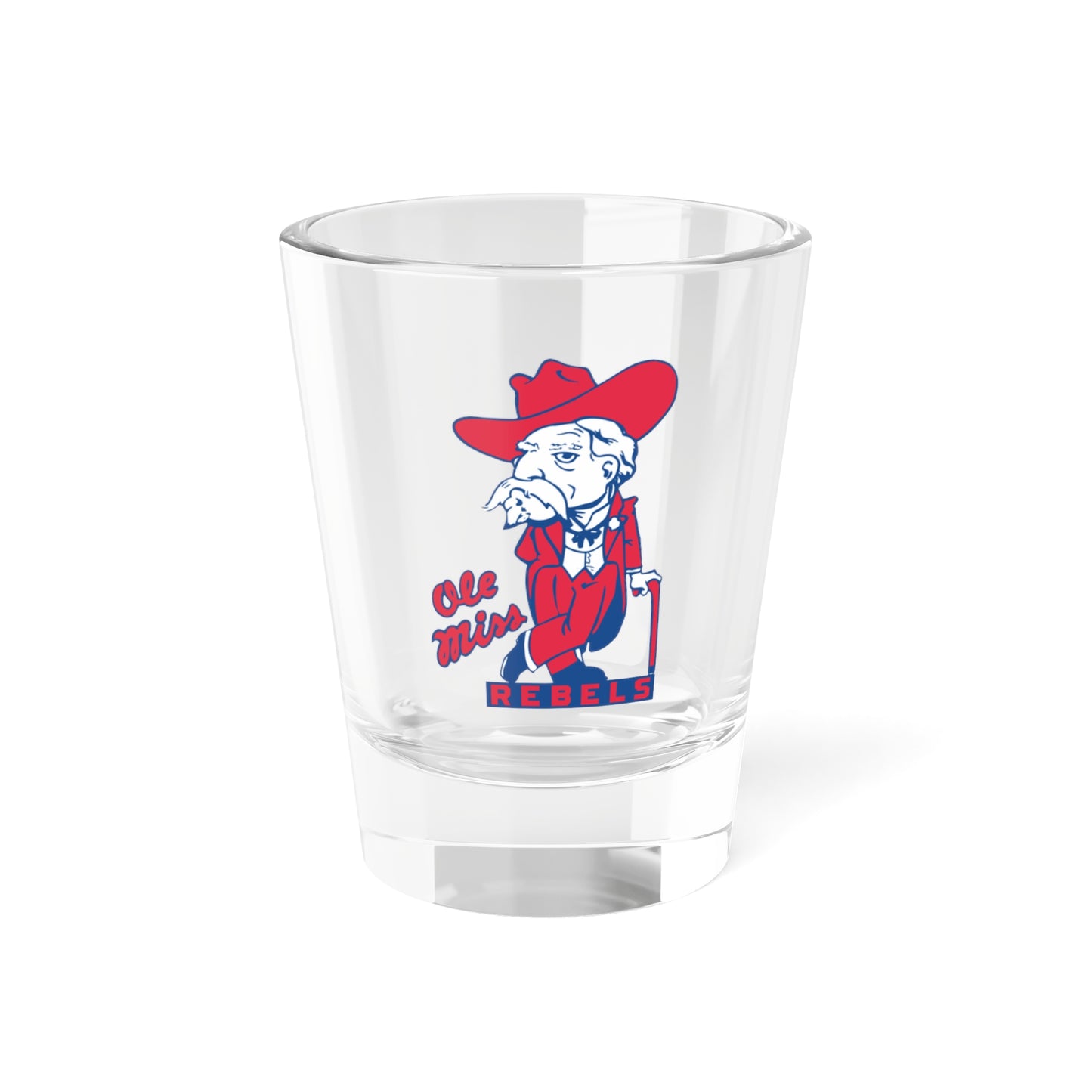 Ole Miss Rebels  Shot Glass, 1.5oz