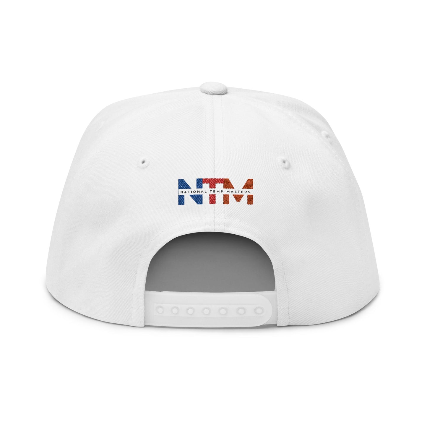National Temp Masters Embroidered Flat Bill Cap