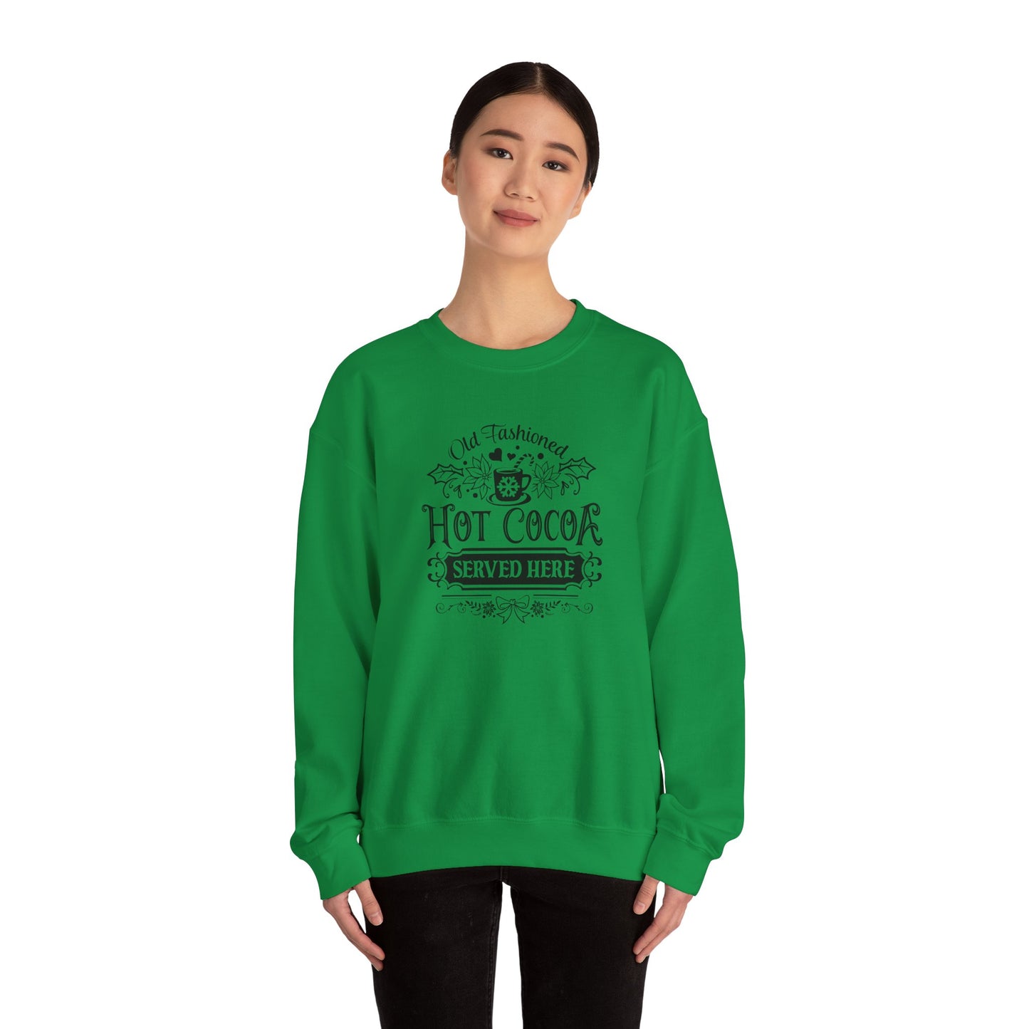 Hot Cocoa Sold Here Unisex Heavy Blend™ Crewneck Sweatshirt