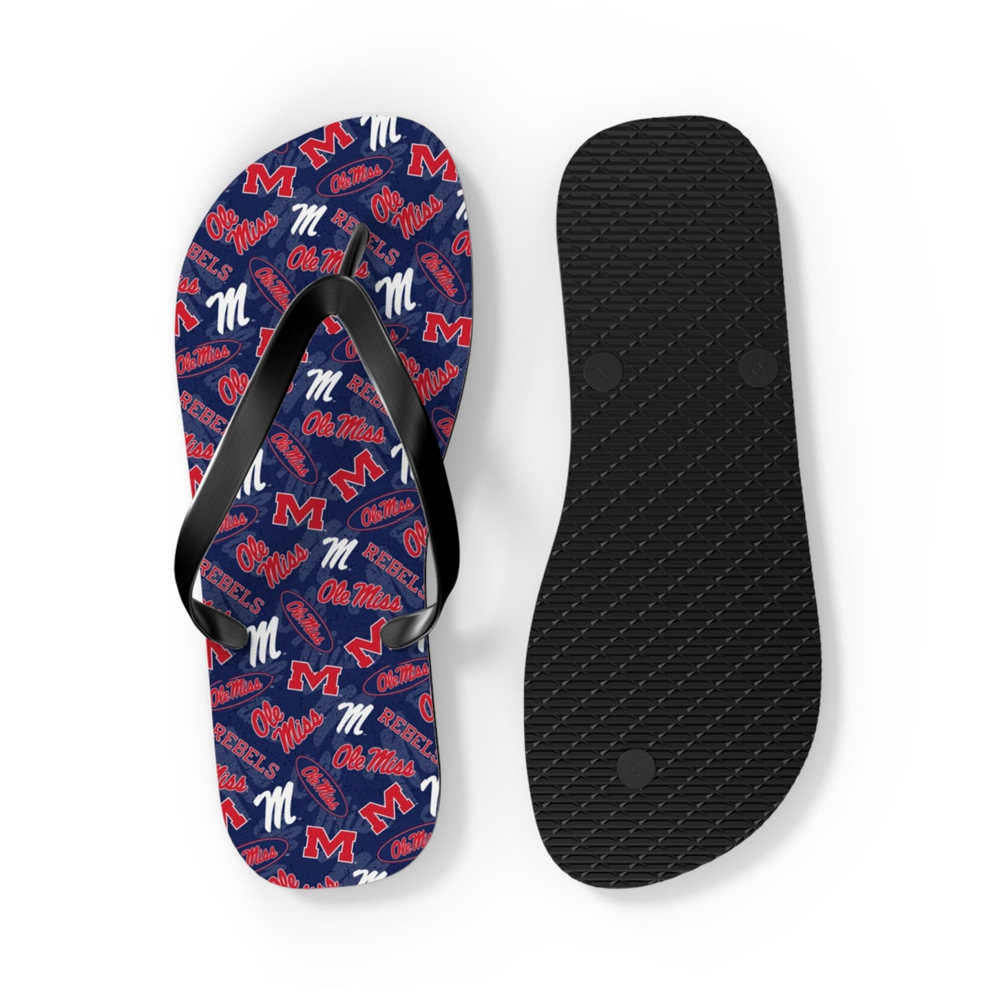 Ole Miss Flip Flops