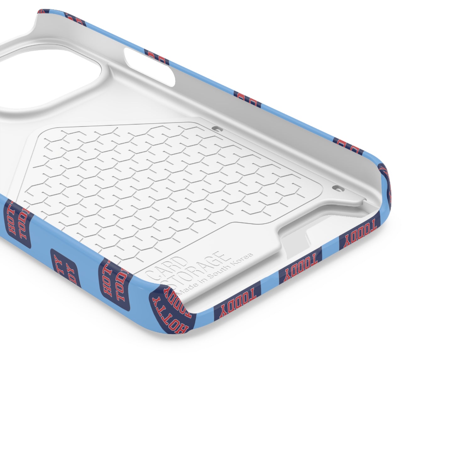 iPhone and Samsung Hotty Toddy (BLUE) Phone Case With Card Holder