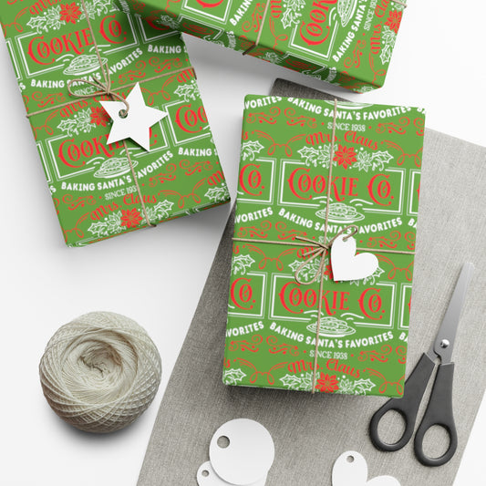 Mrs. Clause Cookie Company Gift Wrap Papers