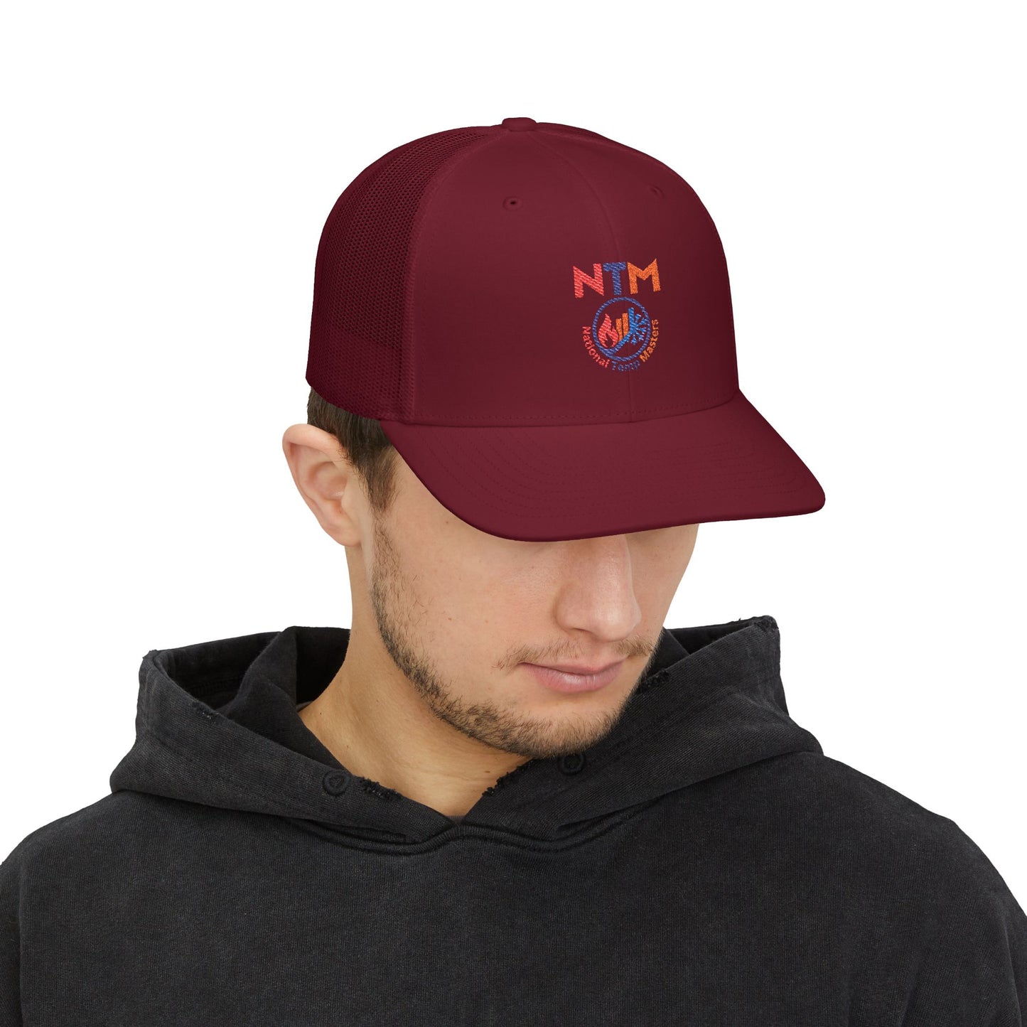NTM Embroidered Snapback Trucker Cap | Stylish Outdoor Hat for All Occasions, Birthday Gift, Casual Accessory, Summer Essential