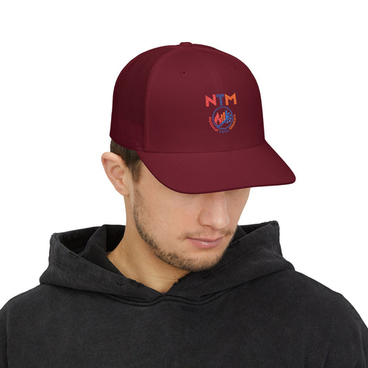 NTM Embroidered Snapback Trucker Cap | Stylish Outdoor Hat for All Occasions, Birthday Gift, Casual Accessory, Summer Essential