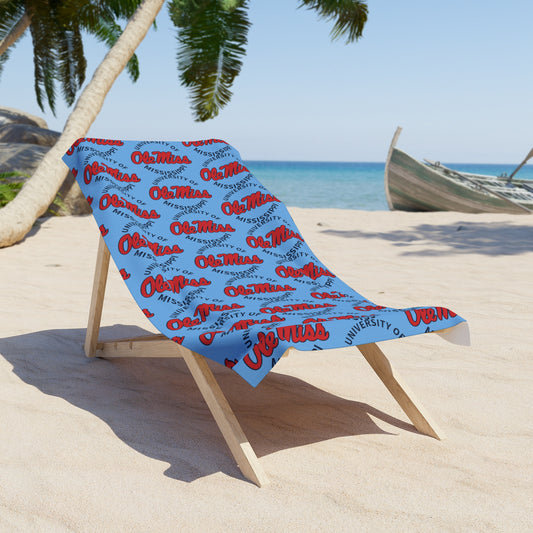 Ole Miss Beach Towel