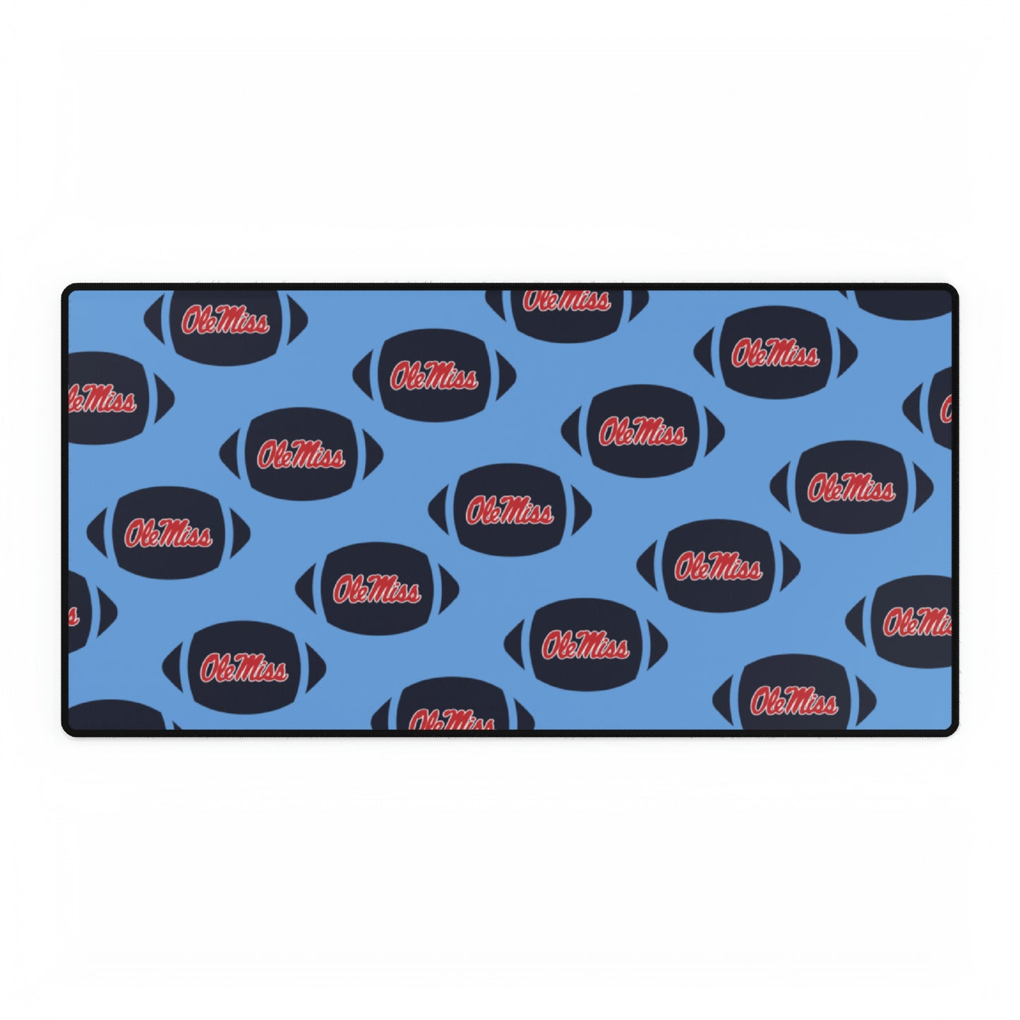 Ole Miss Football Desk Mat (Blue)