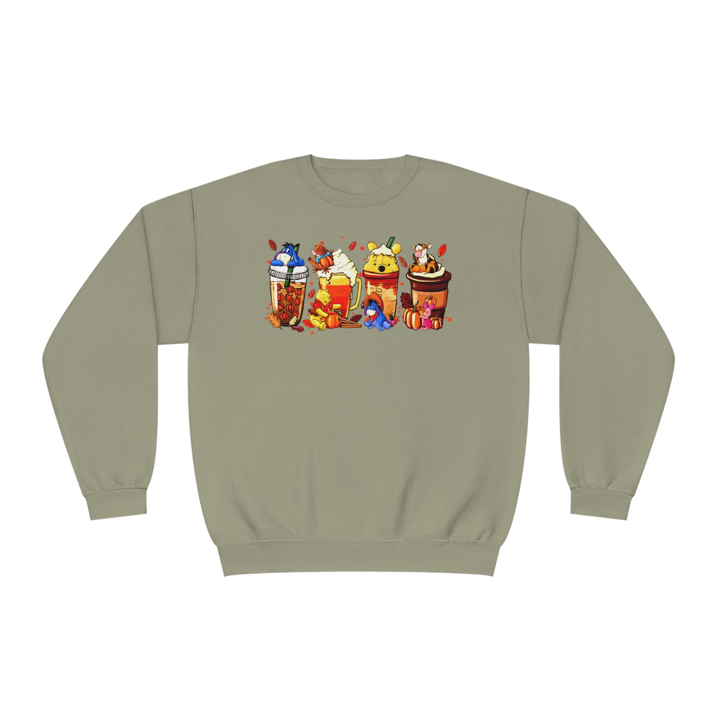 Pooh Bear Latte Unisex NuBlend® Crewneck Sweatshirt