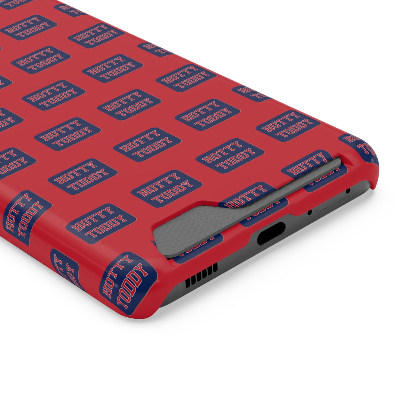 iPhone and Samsung Hotty Toddy (RED) Phone Case With Card Holder