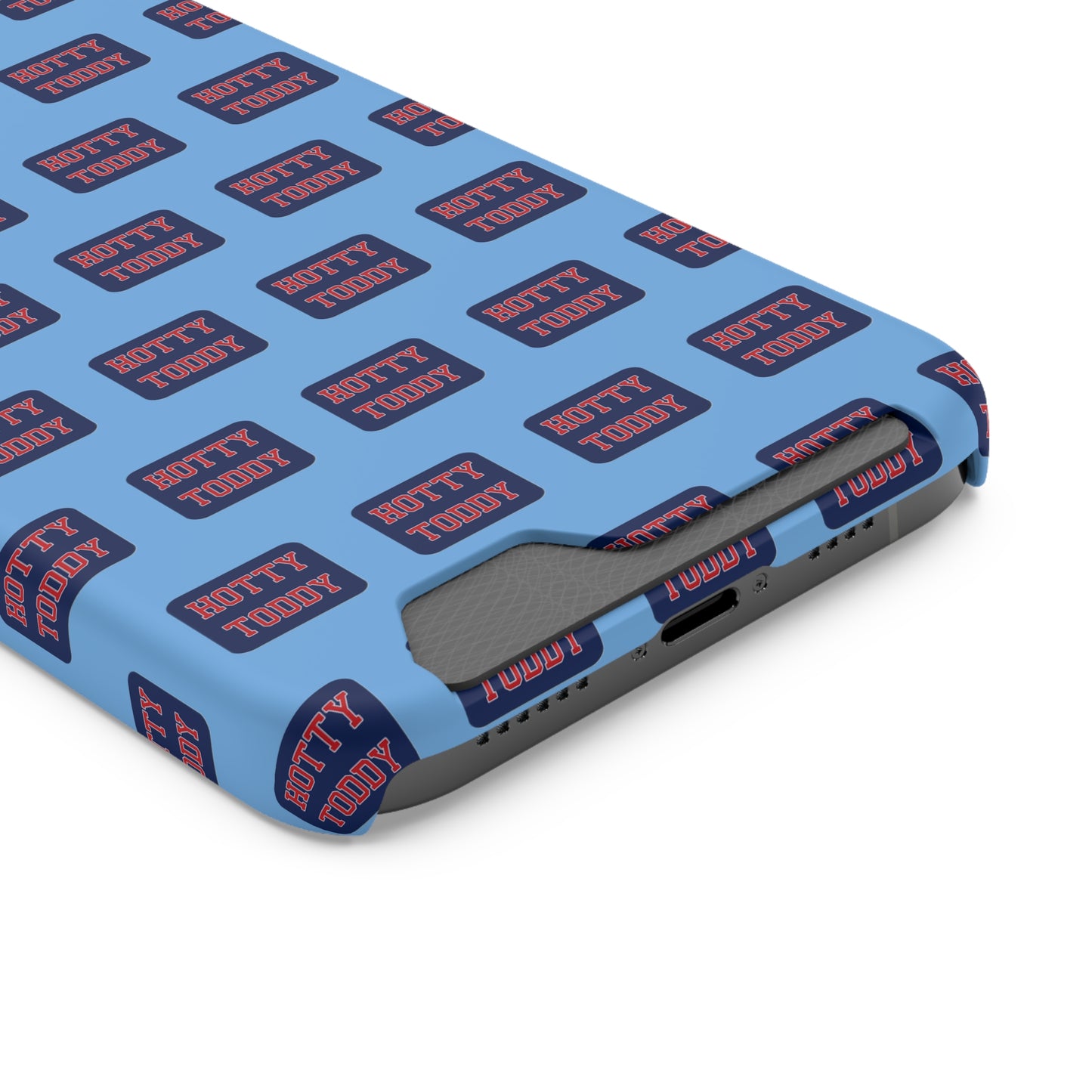 iPhone and Samsung Hotty Toddy (BLUE) Phone Case With Card Holder