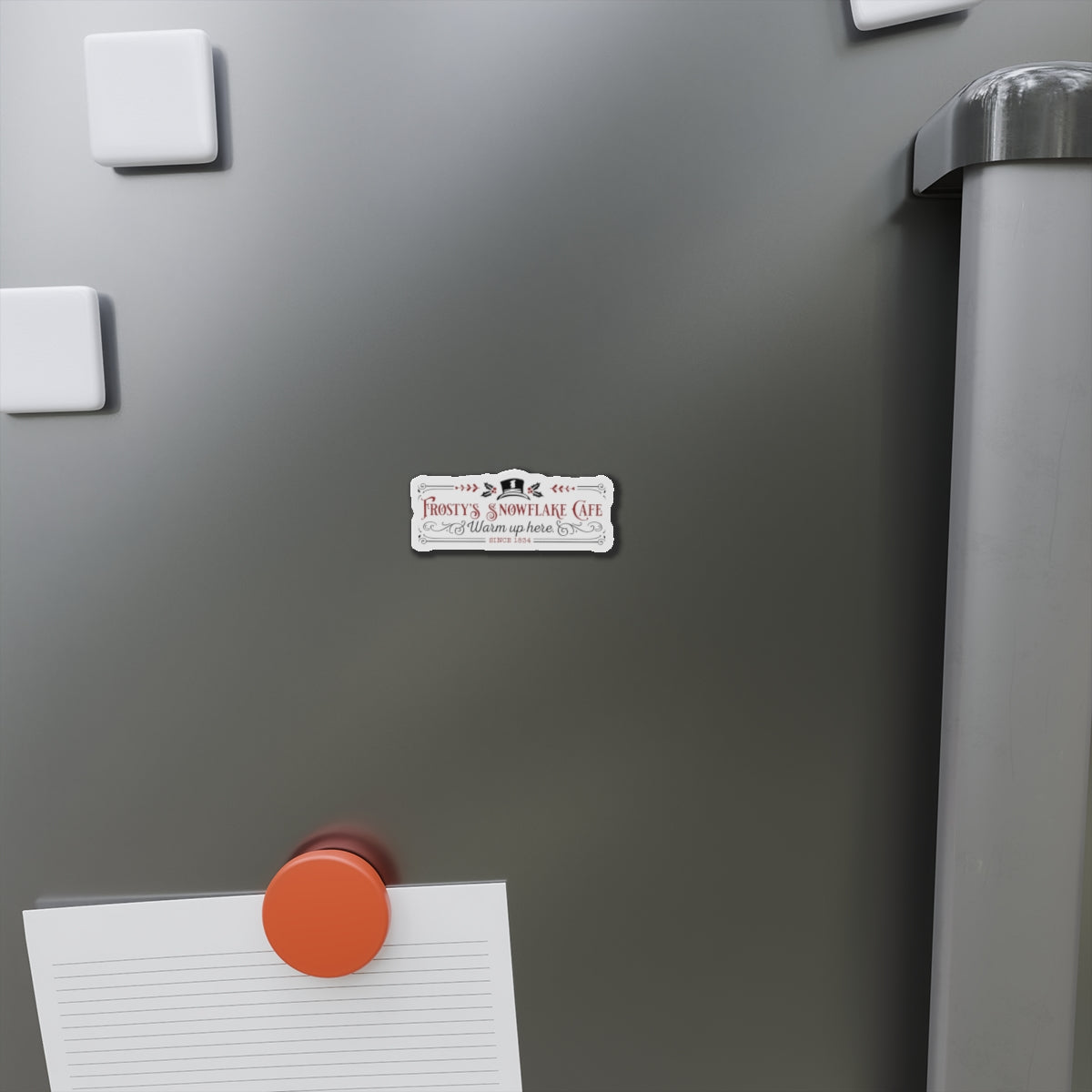 Frosty's Snowflake Cafe Die-Cut Magnets
