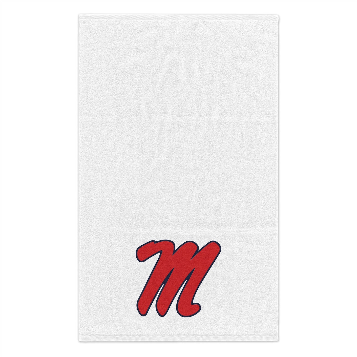Red M Rally Towel, 11x18