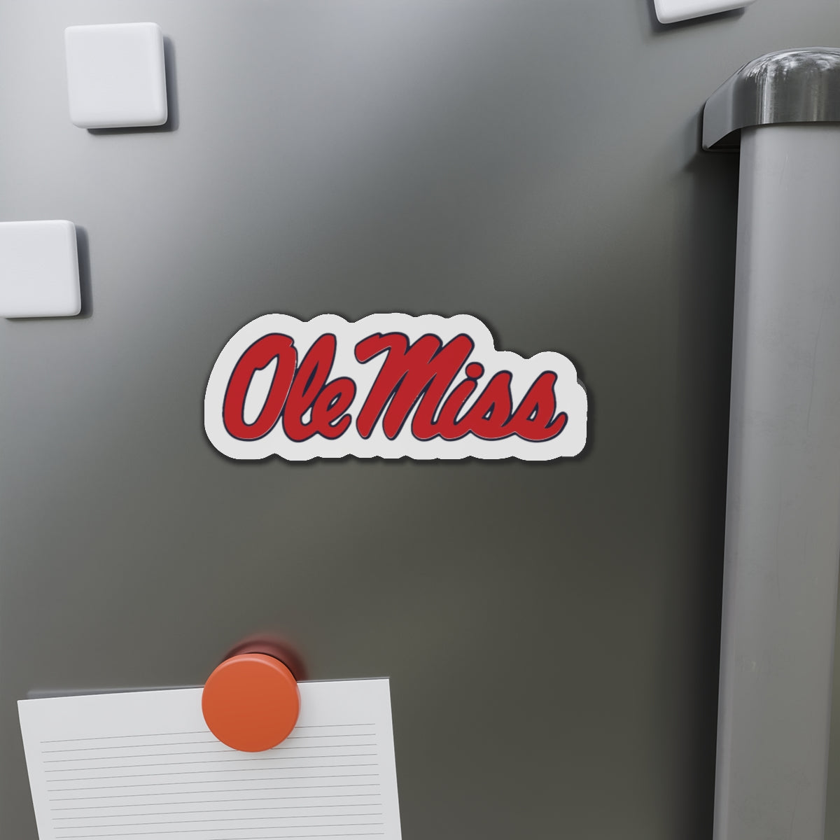 Ole Miss Die-Cut Magnets