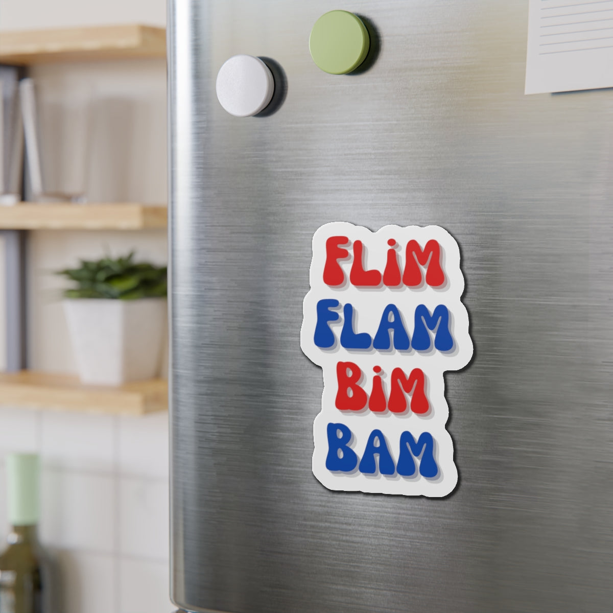 Flim Flam Bim Bam Die-Cut Magnets