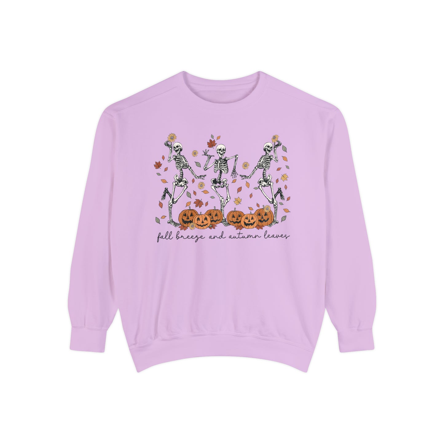 Dancing Skeleton Unisex Garment-Dyed Sweatshirt