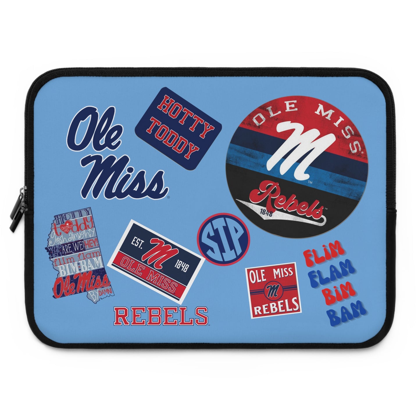 Ole Miss Laptop Sleeve (Blue)