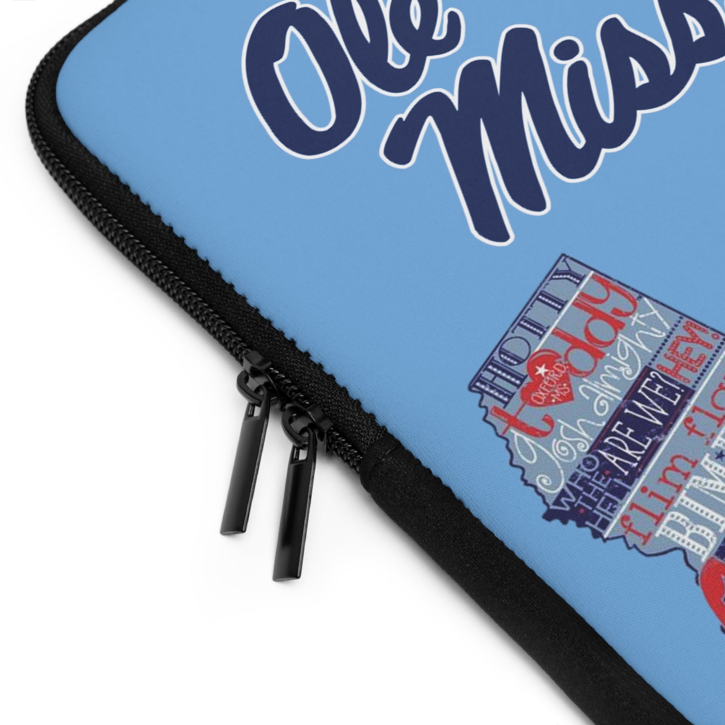 Ole Miss Laptop Sleeve (Blue)