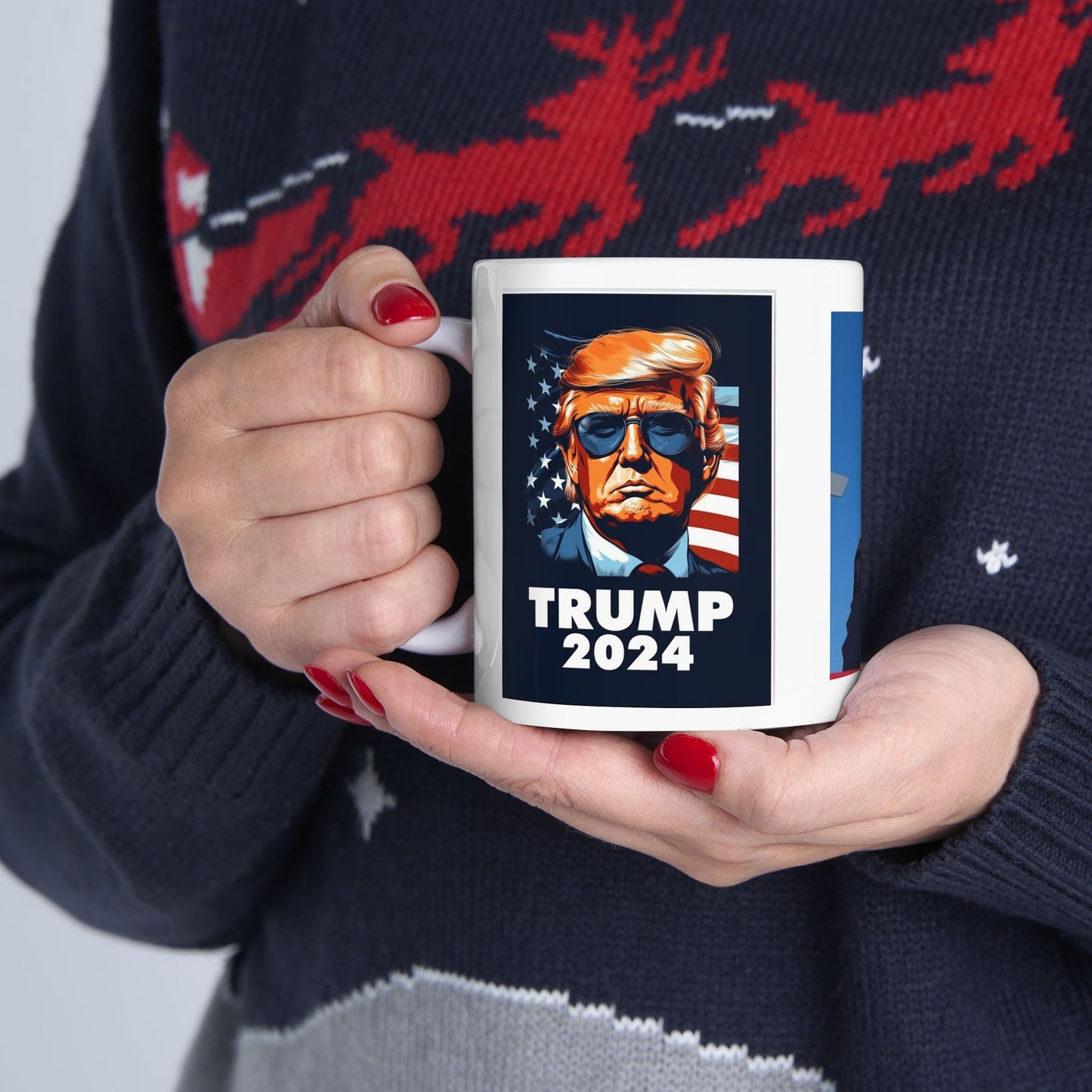 Hero Trump 2024 Ceramic Mug, (11oz, 15oz)