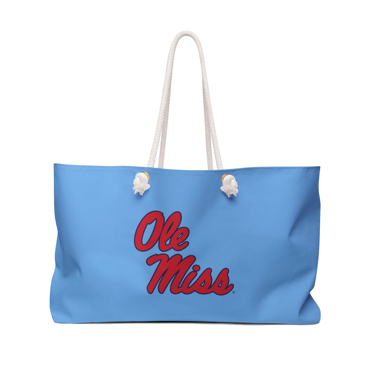 Ole Miss (Light Blue) Weekender Bag