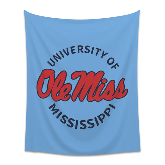 Ole Miss University Printed Wall Tapestry