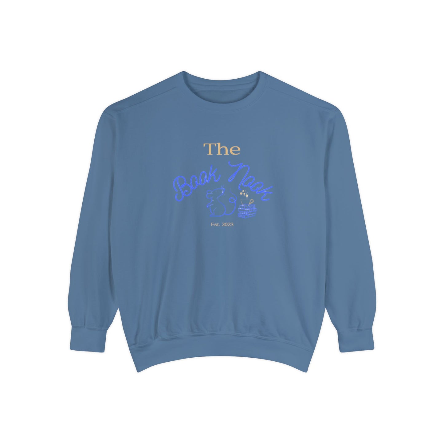 The Book Nook - Unisex Garment-Dyed Sweatshirt