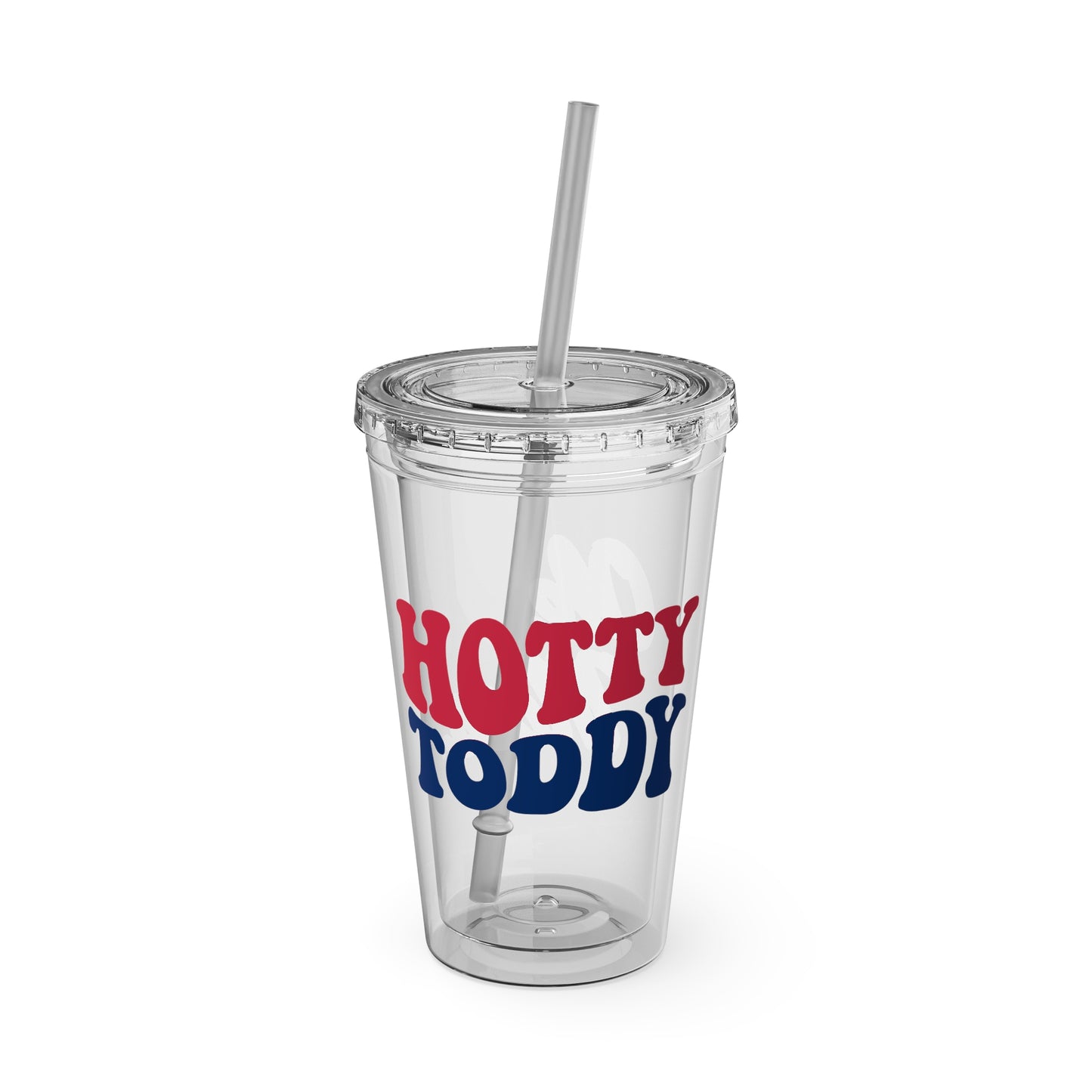 Ole Miss/Hotty Toddy Sunsplash Tumbler with Straw, 16oz