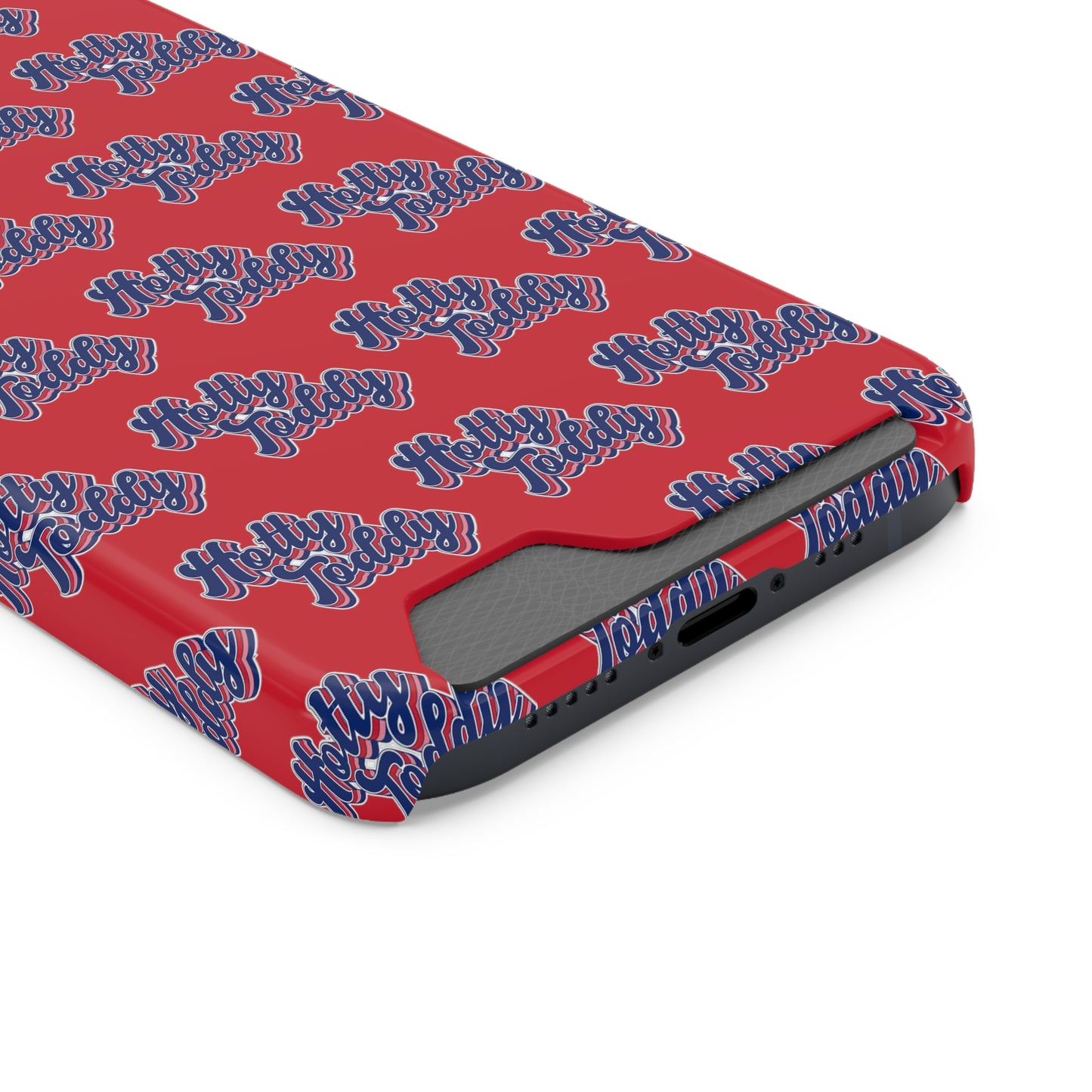 iPhone and Samsung Hotty Toddy (RED) Phone Case With Card Holder