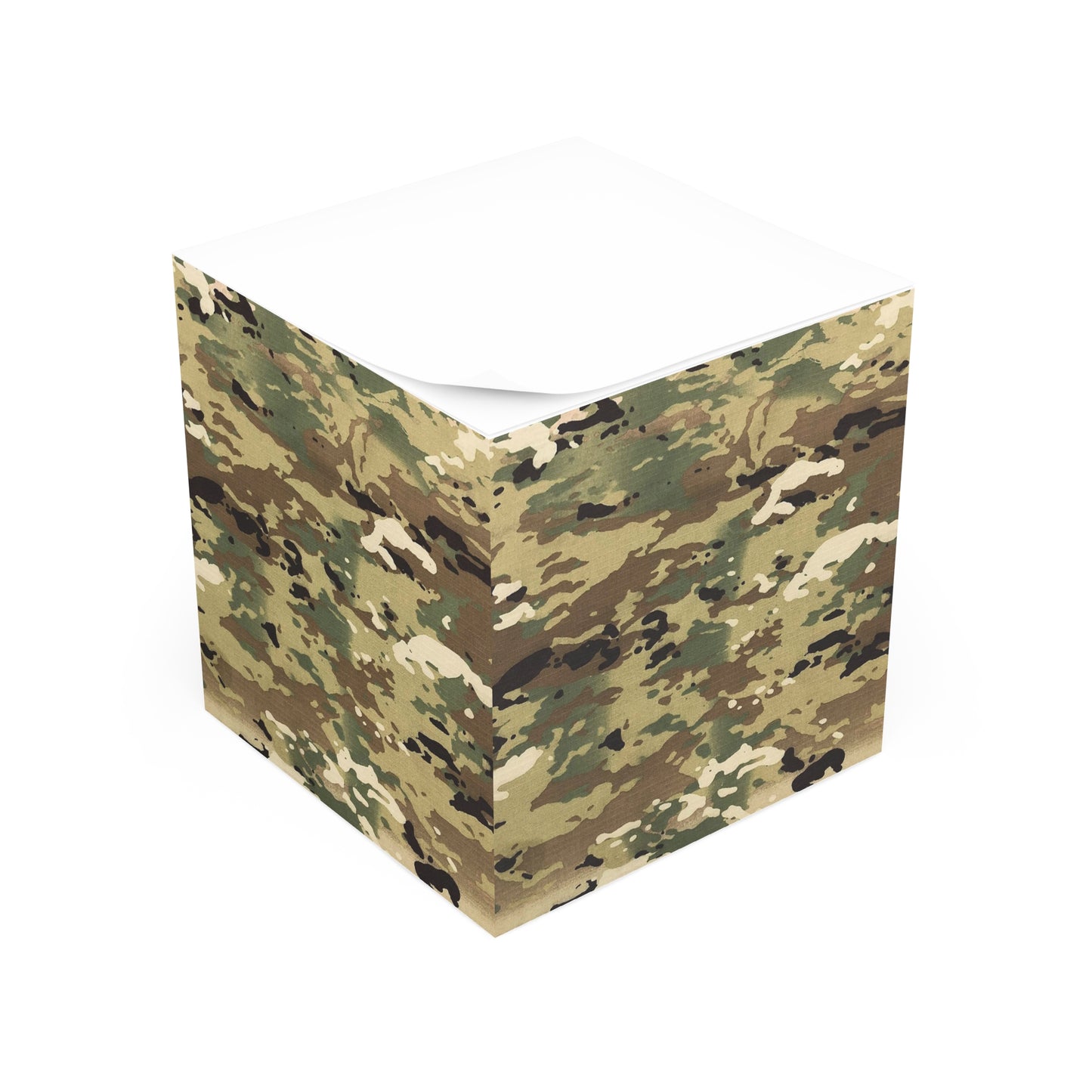 Camouflage Note Cube