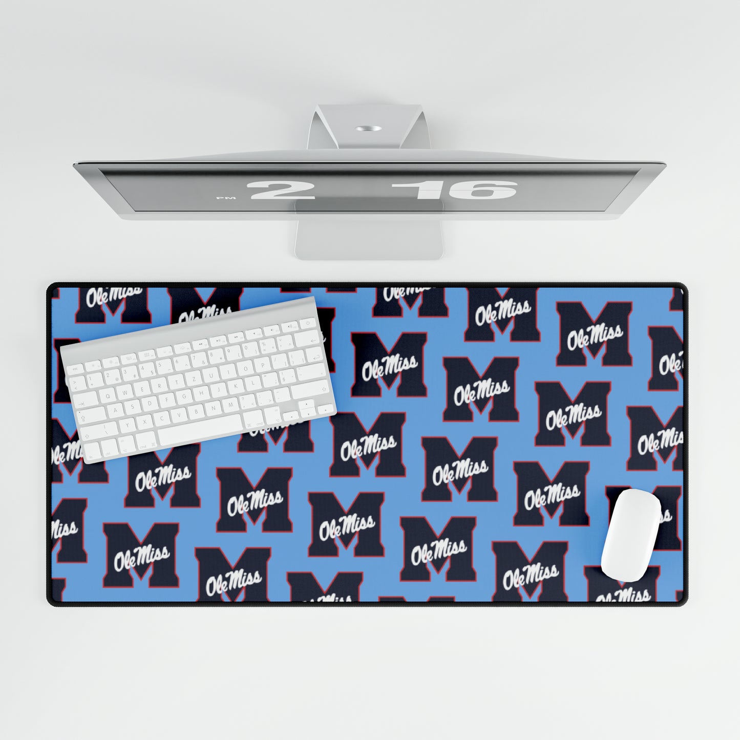 Ole Miss "M" Desk Mat (Blue)