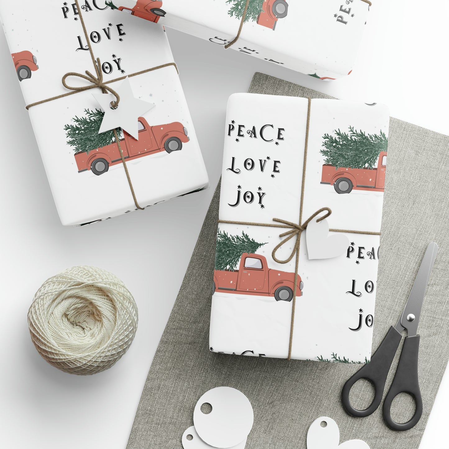 Peace Love Joy Wrapping Paper