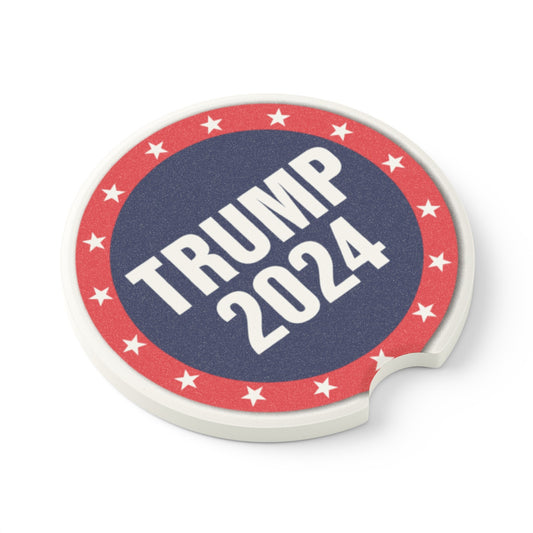 Trump 2024 Soapstone Car Coaster
