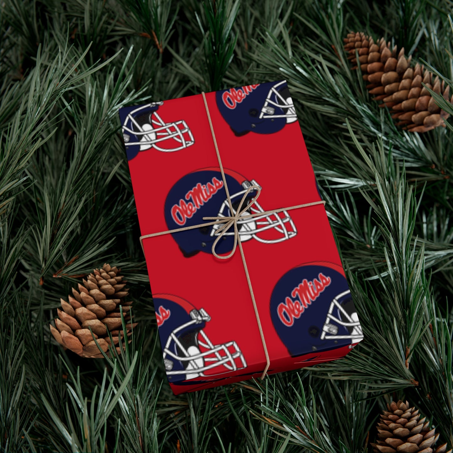 Ole Miss Football Gift Wrap Papers