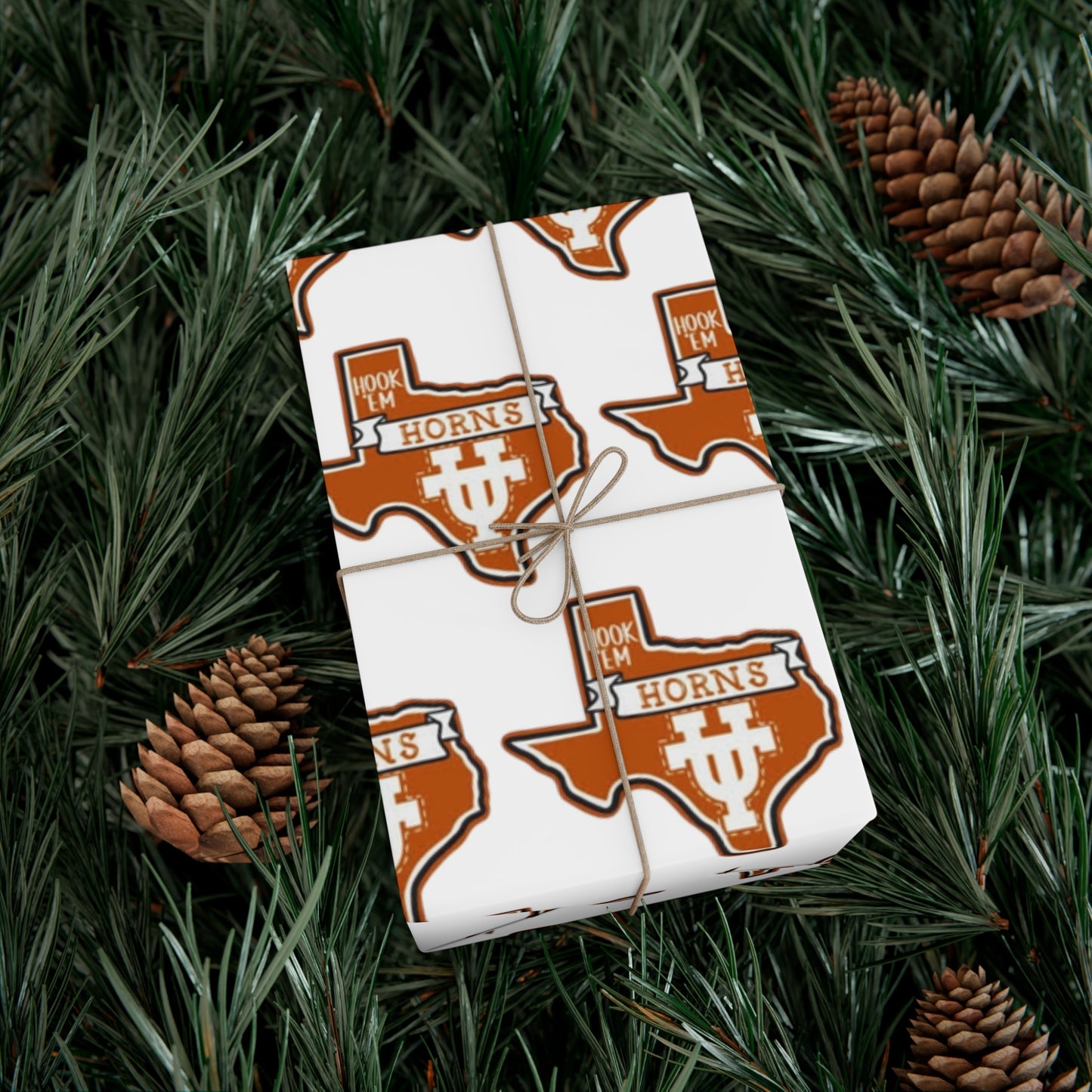Hook em Horns UT Gift Wrap Papers