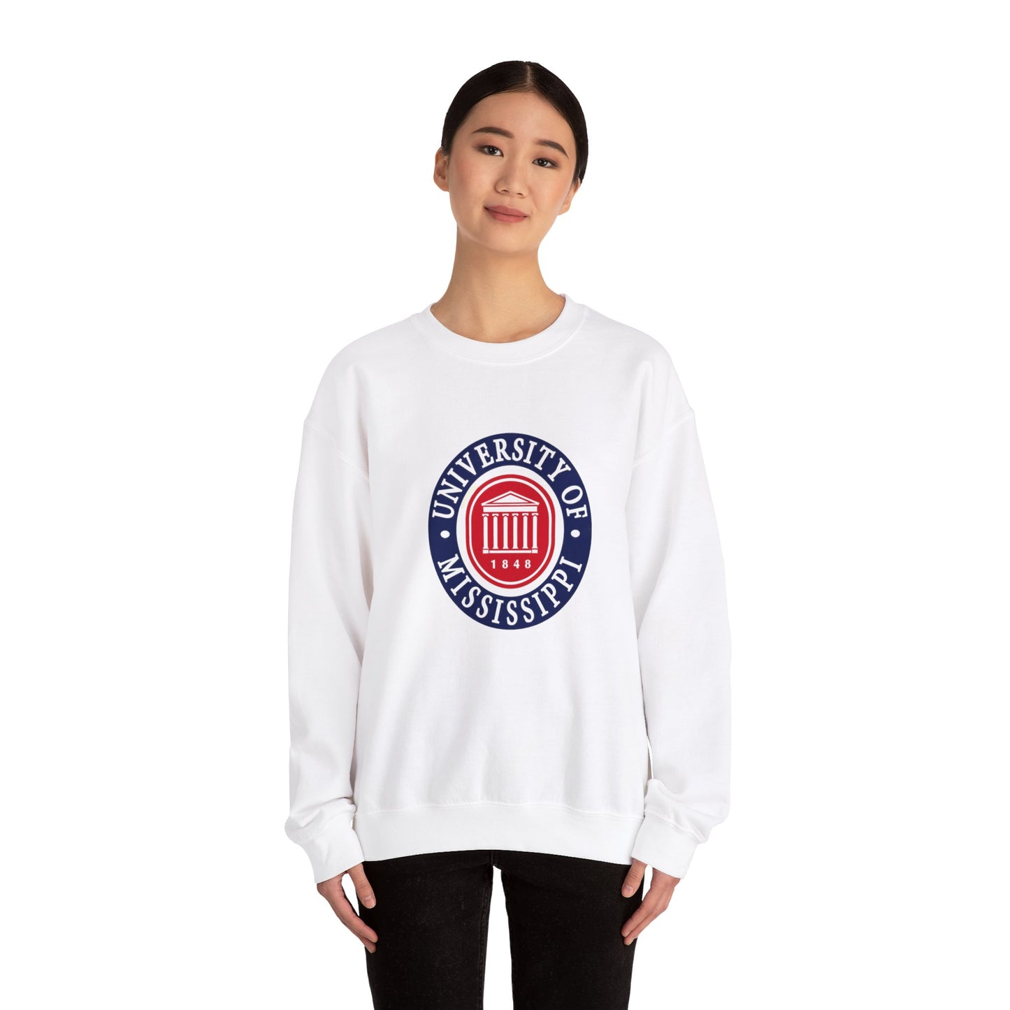 University of Mississippi Seal Unisex Heavy Blend™ Crewneck Sweatshirt