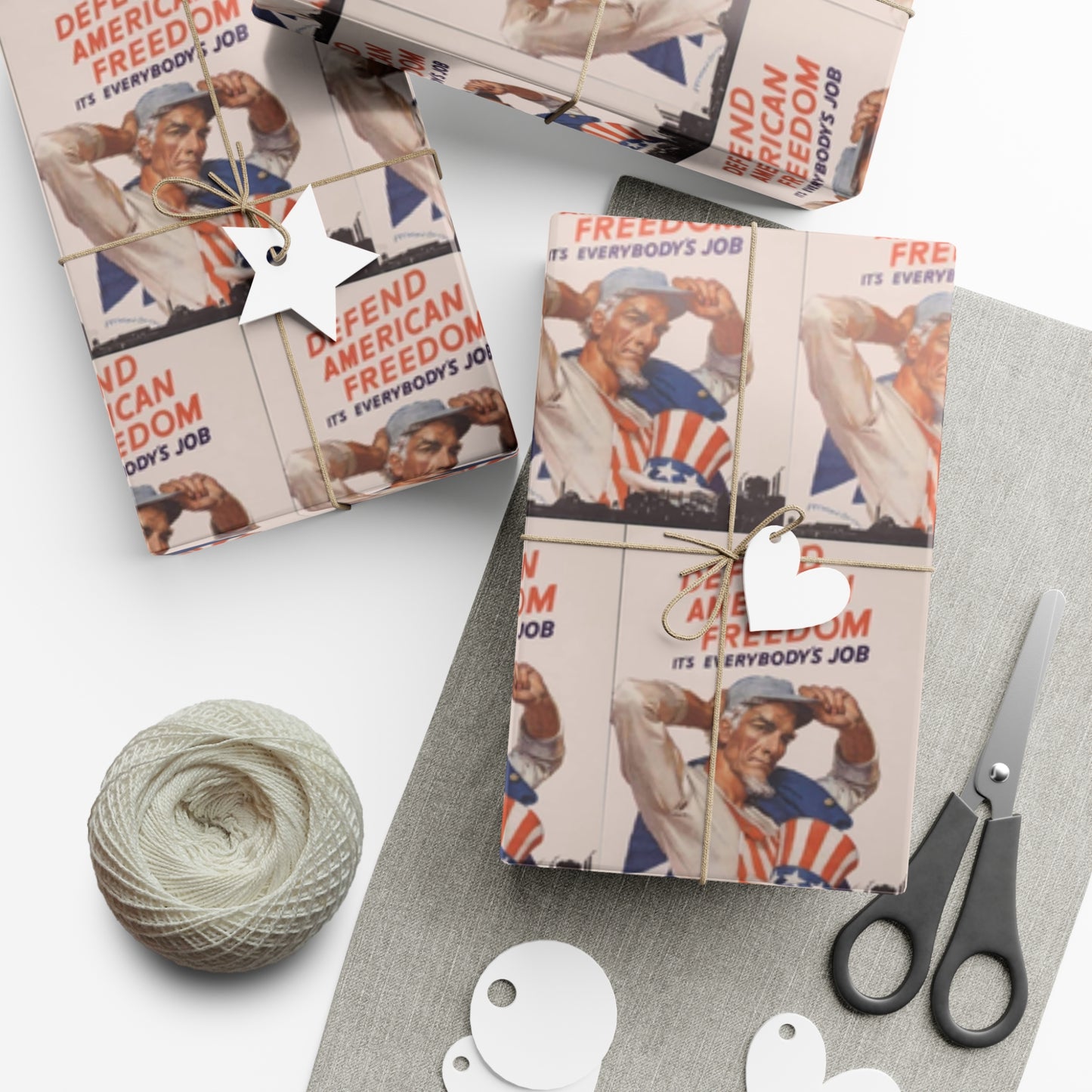 Defending Freedom Gift Wrap Papers