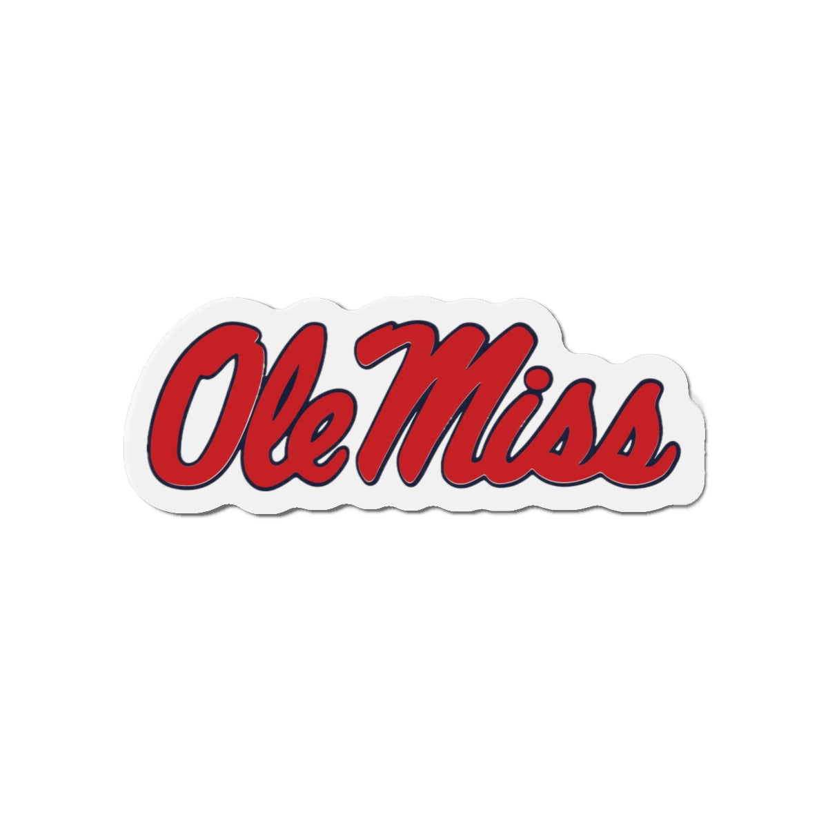 Ole Miss Die-Cut Magnets