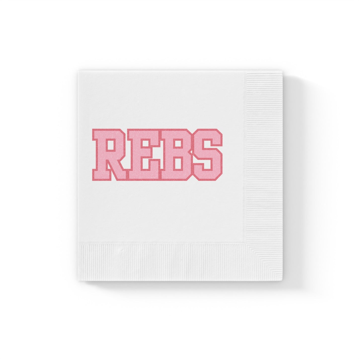 REBS White Coined Napkins