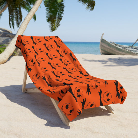 Jack Skellington Beach Towel