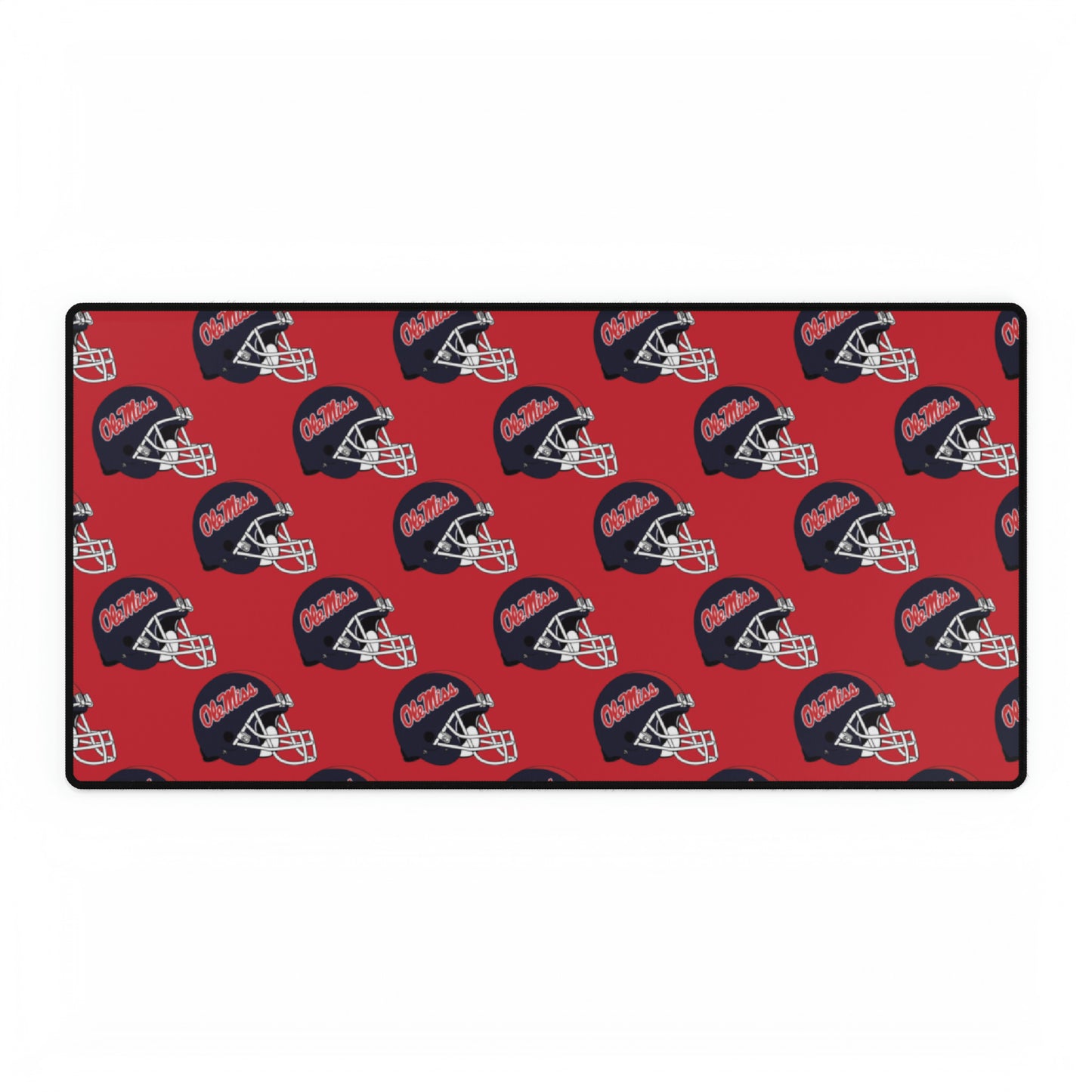 Ole Miss Helmet Desk Mat (Red)