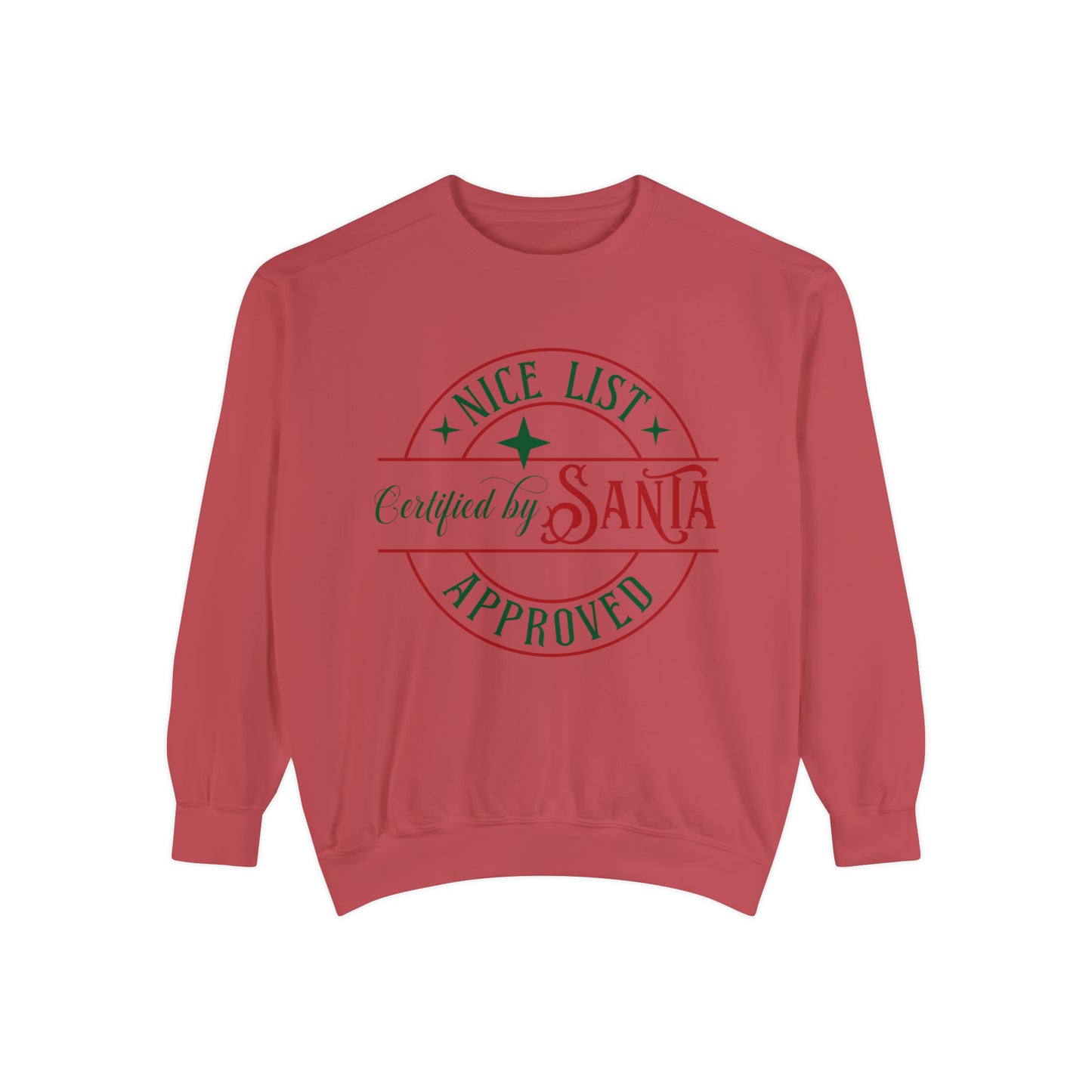 Nice List Unisex Garment-Dyed Sweatshirt