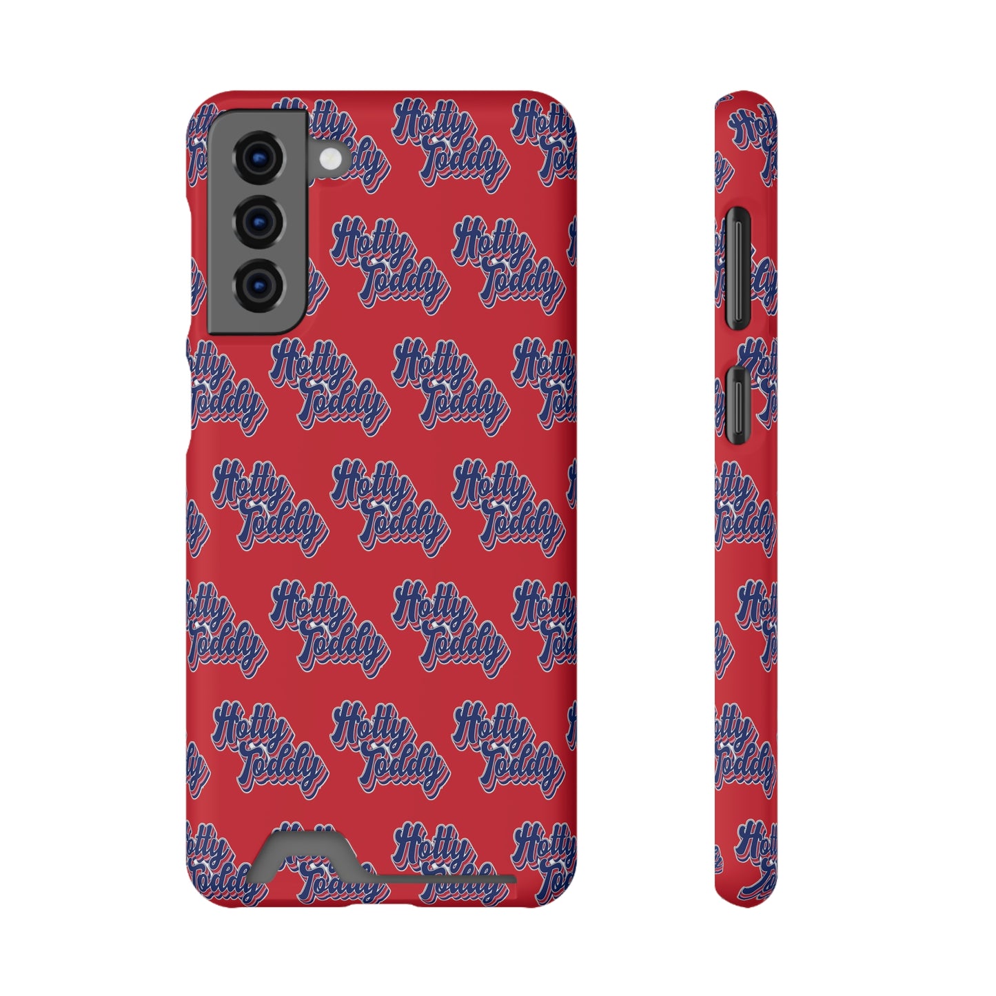 iPhone and Samsung Hotty Toddy (RED) Phone Case With Card Holder