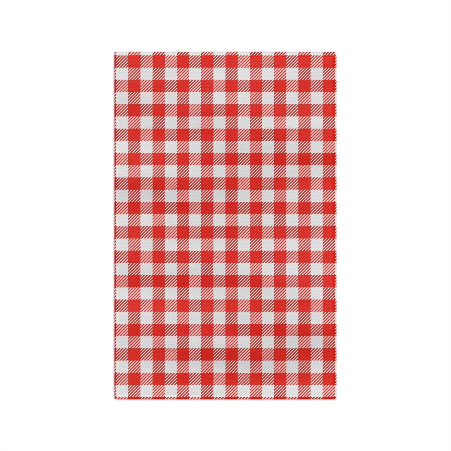 Red Checkered Soft Tea Towel