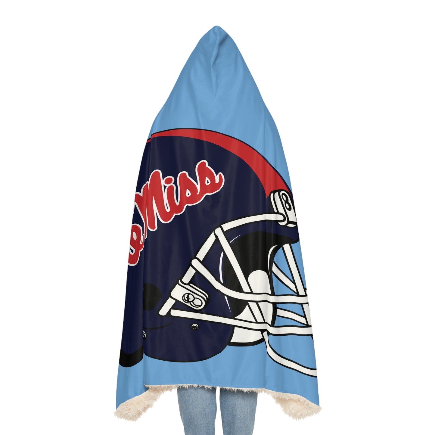 Ole Miss Helmet Snuggle Blanket