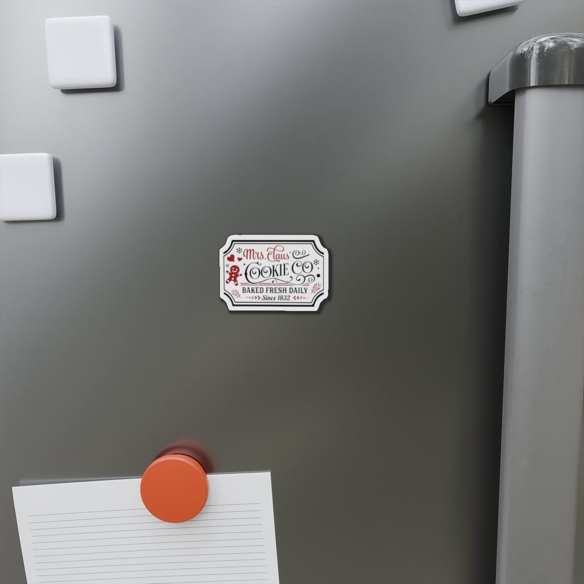 Mrs. Clause Cookie Comany Die-Cut Magnets