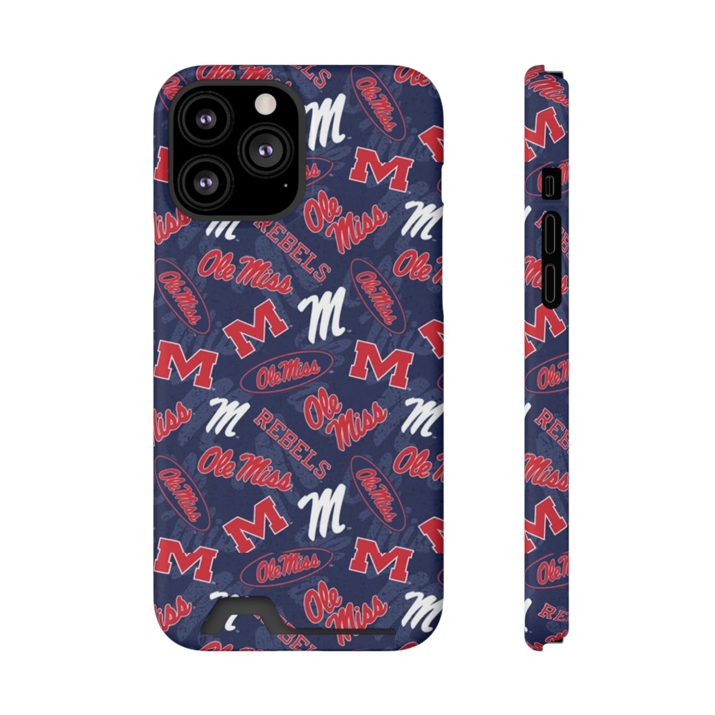 Ole Miss Phone Case With Card Holder