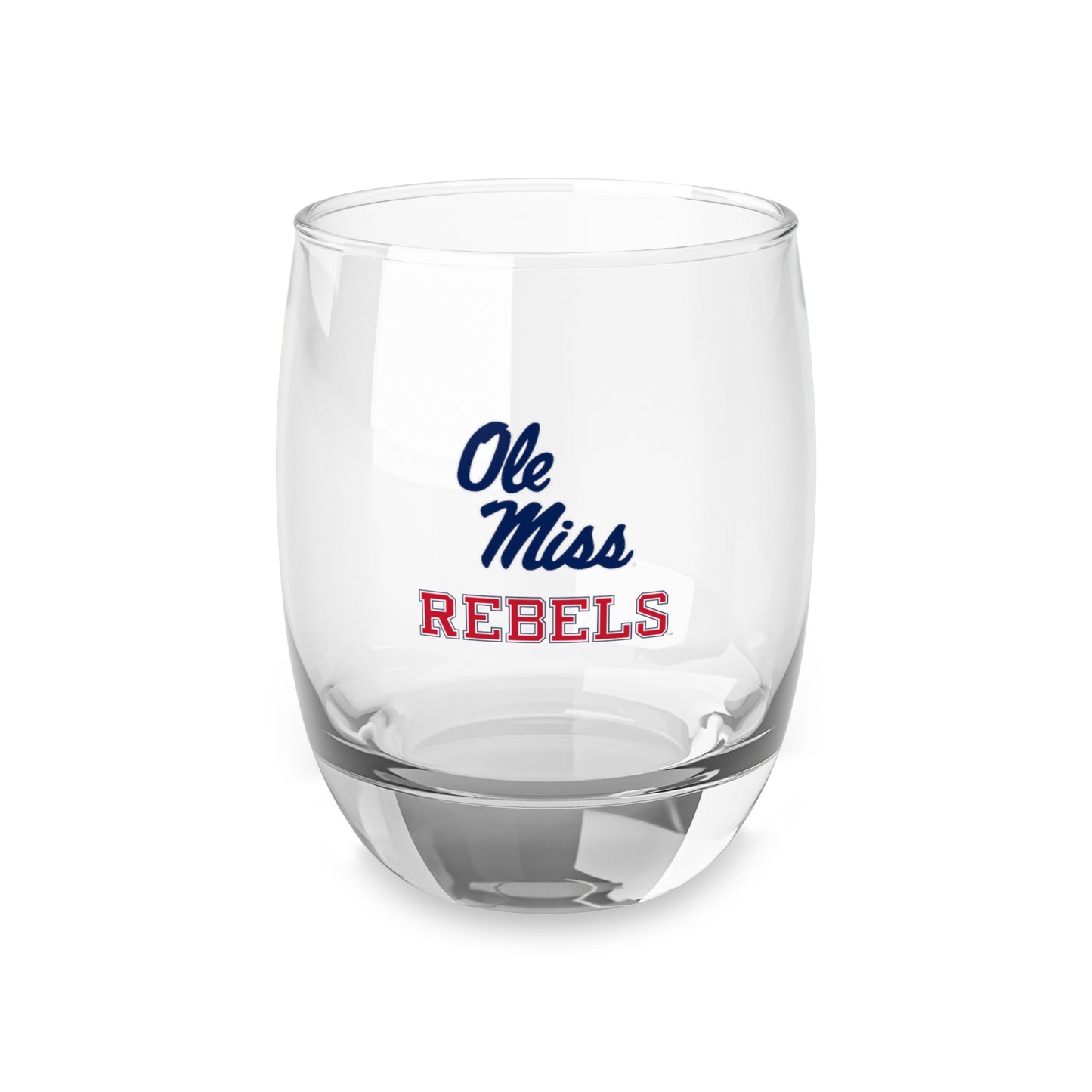 Ole Miss Rebels Whiskey Glass