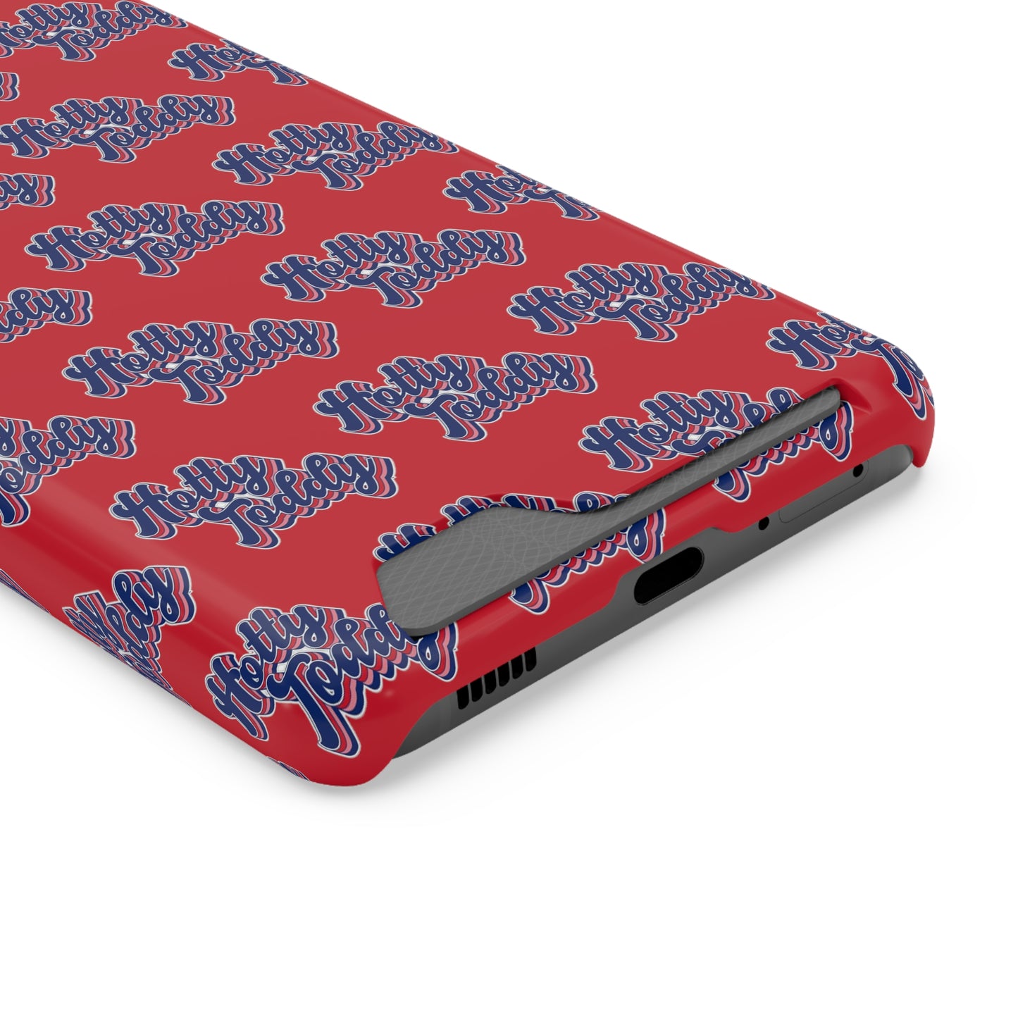 iPhone and Samsung Hotty Toddy (RED) Phone Case With Card Holder